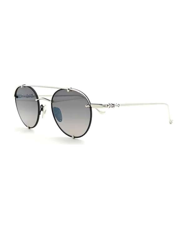 Sterling Aviator Chrome Hearts Sunglasses Gradient Riders