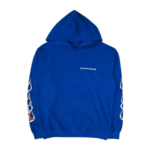 Chrome Hearts Blue Flame Hoodie – Men’s Pullover Streetwear