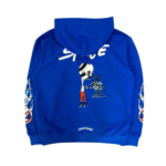 Chrome Hearts Blue Flame Hoodie – Men’s Pullover Streetwear