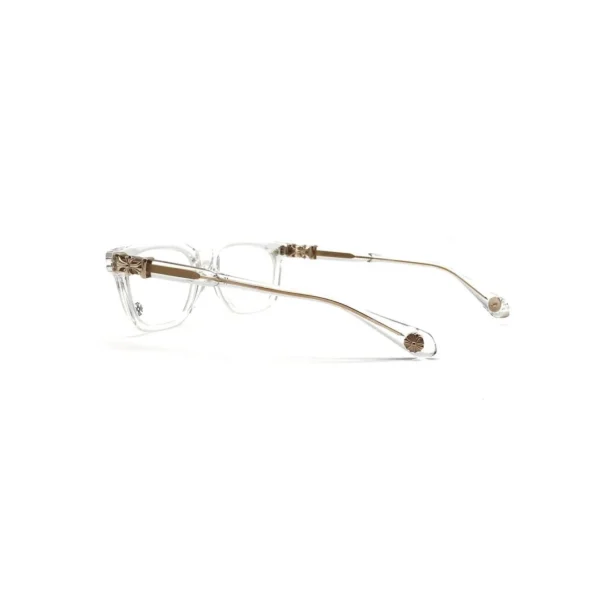 Chrome Hearts Cox Ucker CRYS Glasses with bold luxury frame and silver gothic accents