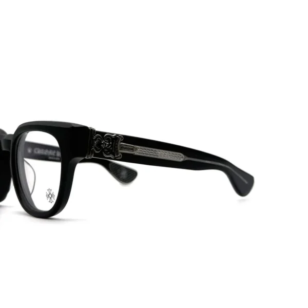 Chrome Hearts CUNTVOLUTED MBK Glasses in matte black with signature gothic silver detailing