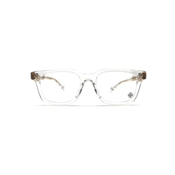 Chrome Hearts Cox Ucker CRYS Glasses with bold luxury frame and silver gothic accents