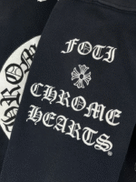 Chrome Hearts Faded Foti Dagger Zip Up Hoodie