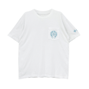 Chrome Hearts Triple Cross Logo White Short Sleeve T-shirt
