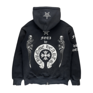 Chrome Hearts Faded Foti Dagger Zip Up Hoodie