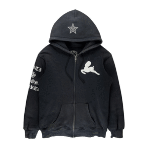 Chrome Hearts Faded Foti Dagger Zip Up Hoodie