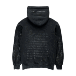 Chrome Hearts Foti Floral Sleeve Heavy Thermal Zip Up Hoodie