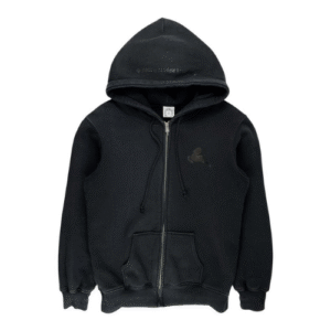 Chrome Hearts Foti Floral Sleeve Heavy Thermal Zip Up Hoodie
