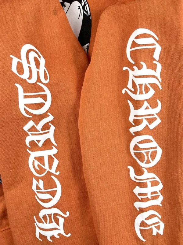 Chrome Hearts Matty Boy Link And Build Hoodie Orange