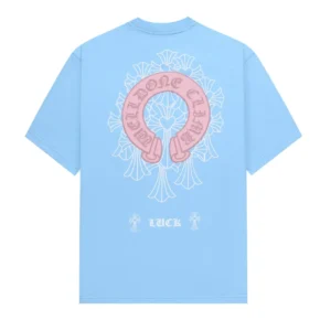 CHROME HEARTS T-SHIRT BLUE UNISEX