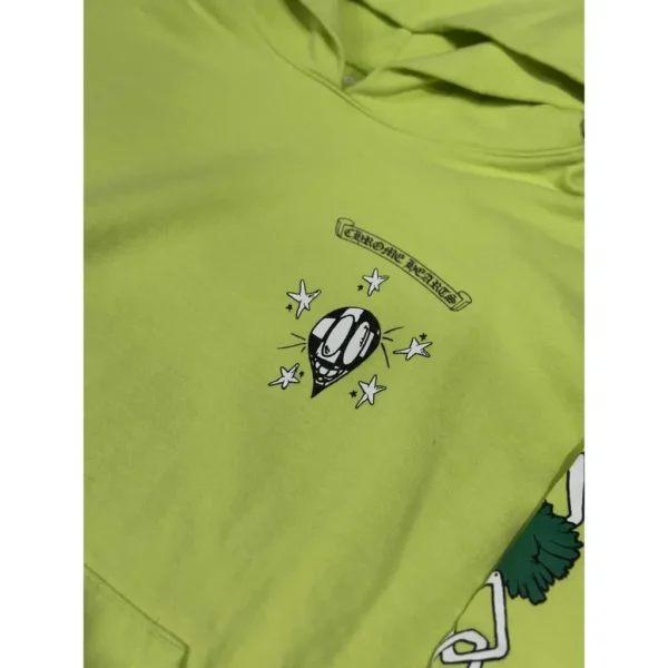 CHROME HEARTS LIME GREEN HOODIE