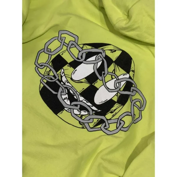 CHROME HEARTS LIME GREEN HOODIE