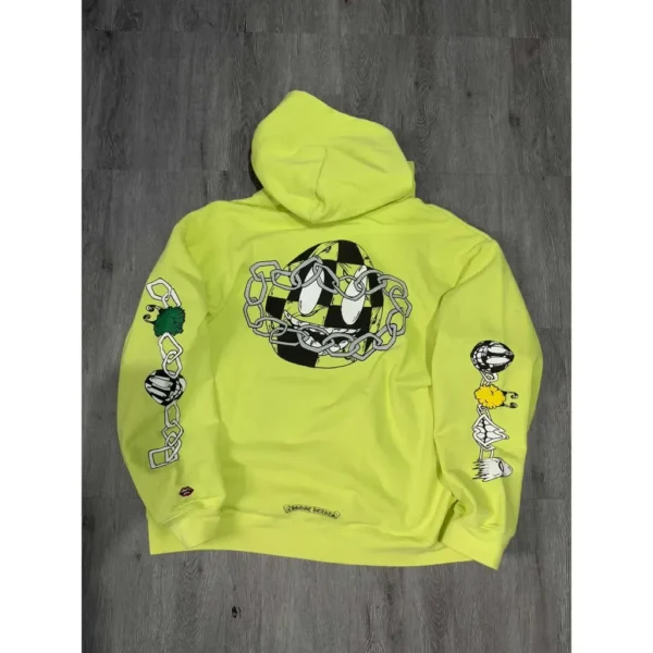 CHROME HEARTS LIME GREEN HOODIE