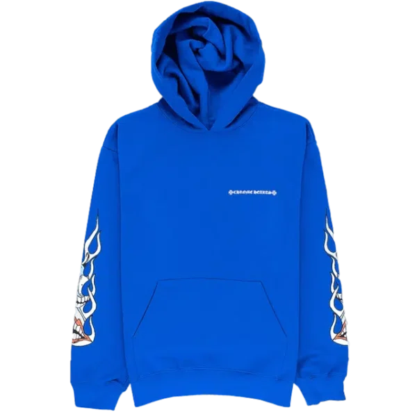 CHROME HEARTS X MATTY BOY SPACE BLUE HOODIE