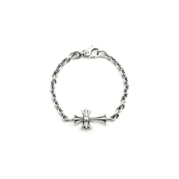 Silver Cross Ne Chain Lobster Clip Bracelet