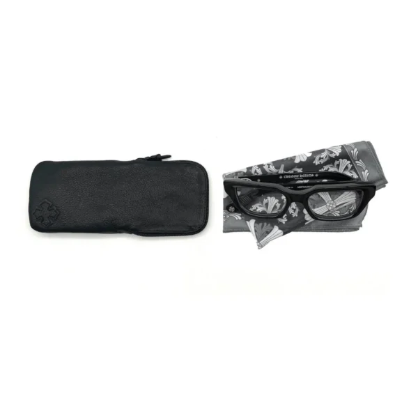 Chrome Hearts ASSTRAORDINAIRE-A Black Gold Star Glasses – Luxury Eyewear with Gothic Detailing
