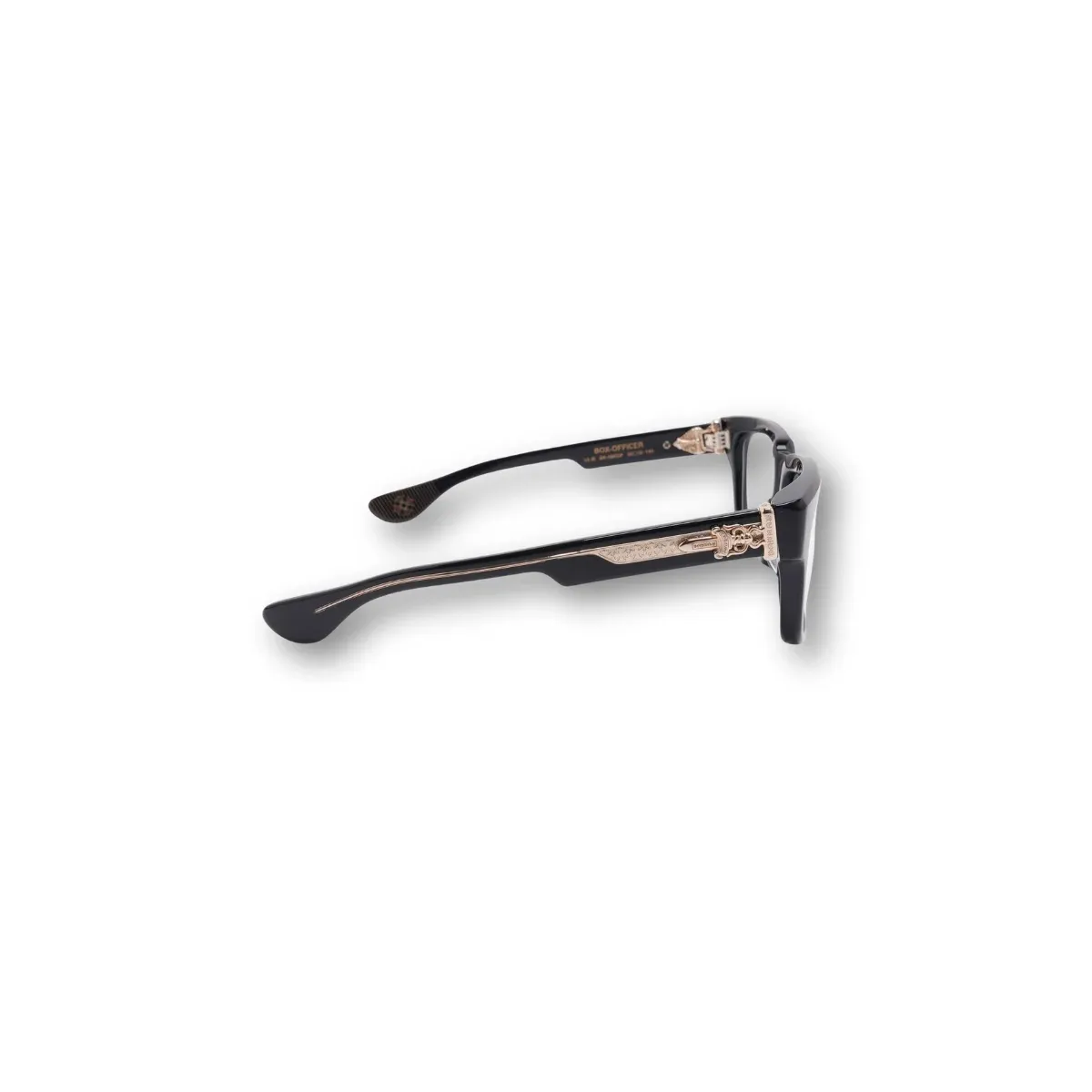 CHROME HEARTS BOX OFFICER EYEGLASSES CHROME HEARTS BOX OFFICER EYEGLASSES
