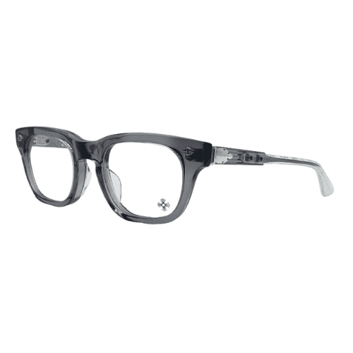 Chrome Hearts Black Rectangular Eyeglasses