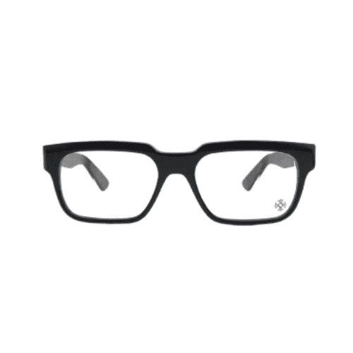 Chrome Hearts Matte Black Rectangle Glasses